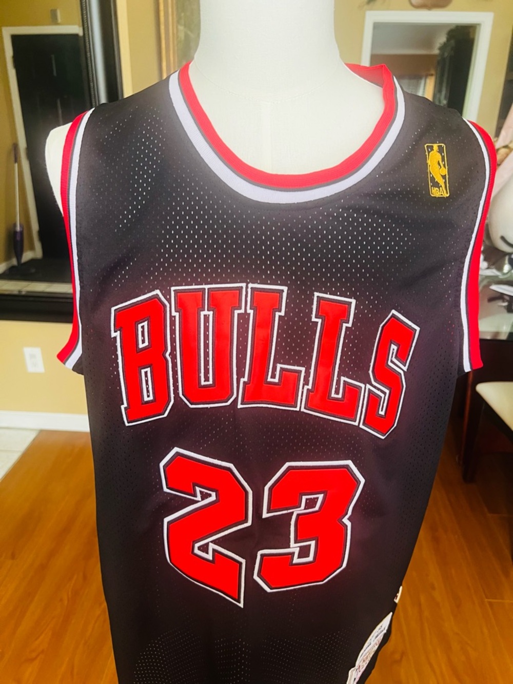 Jordan Chicago Bulls Black, Red and White #23 Jersey NWT